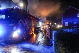 Stolpboerderij verloren gegaan bij brand in De Weere