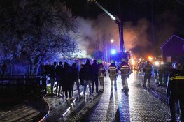 Stolpboerderij verloren gegaan bij brand in De Weere