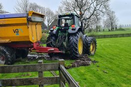 Gewonde bij botsing tussen tractor en auto in Spanbroek