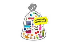 Inwoners Opmeer worden beloond voor minder restafval met gezamenlijke challenge 'minder grijs, iedereen prijs'.