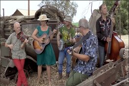 De Oldtime String Band in De Hooghe Heren Hoogwoud