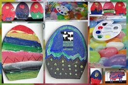 Paas knutselen in Rundveemuseum op tweede paasdag