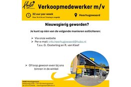 Vacature: Verkoopmedewerker (M/V) bij Hubo Heerhugowaard