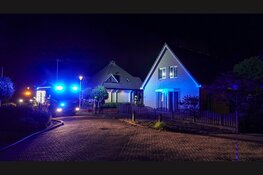 Veel rookontwikkeling bij brand in Hoogwoud