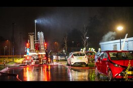 Brand in fietsenstalling in Opmeer