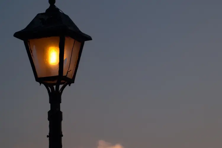 Straatverlichting in Hoogwoud-Oost