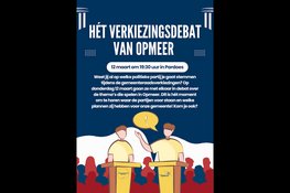 Save the Date voor hét verkiezingsdebat van Opmeer!