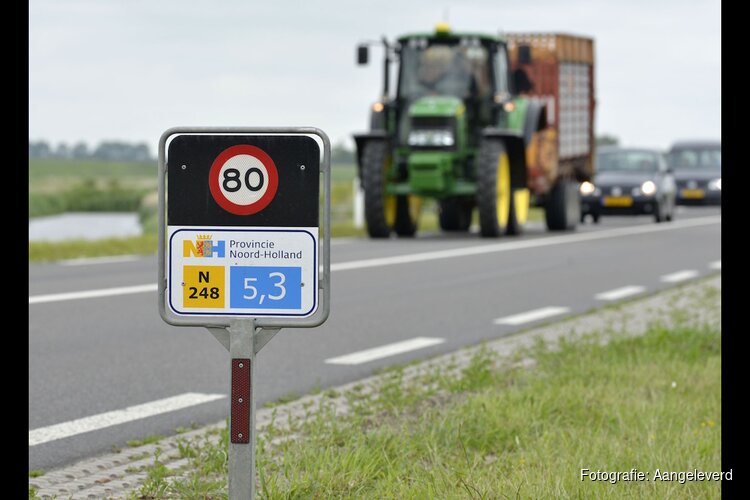 Meer provinciale wegen in Noord-Holland open voor landbouwverkeer